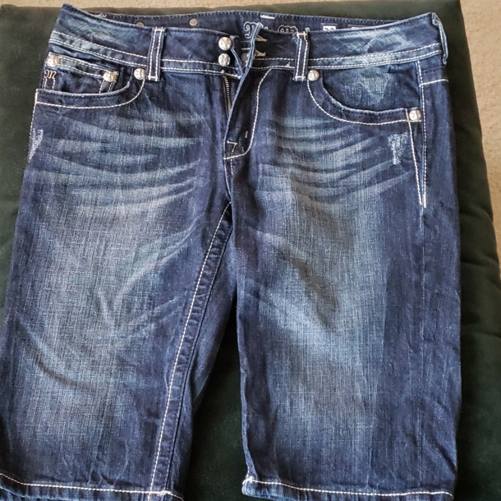 Miss Me Bermuda Shorts